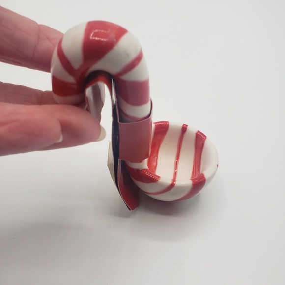Ceramic 3"Candy Cane Ladle Decor - Picture 1 of 4